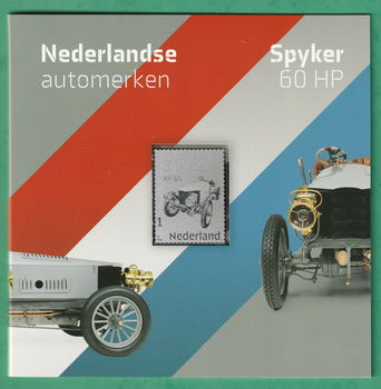 Zilveren postzegel Spyker 60HP - 0