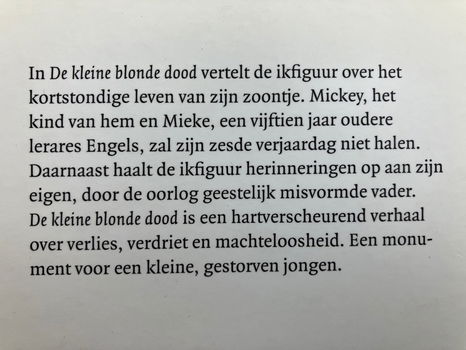 De kleine blonde dood - Boudewijn Büch - 1