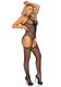 Bodystocking met Jarretel Effect - Zwart - 1 - Thumbnail