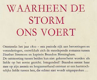 WAARHEEN DE STORM ONS VOERT - Kathleen Woodiwiss - 1