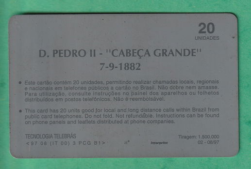 0407-Brazilie telefoonkaart gebruikt - 1