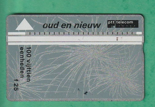 0463-Nederland telefoonkaart gebruikt(G012 Oud en Nieuw ) - 0