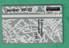 0464-Nederland telefoonkaart gebruikt(G011 Winter 91-92)