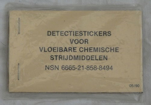 Detectie Stickers Boekje, NBC, Koninklijke Landmacht, 1990.(Nr.6) - 0