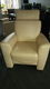 Beige lederen fauteuil (Hummel) - 5 - Thumbnail