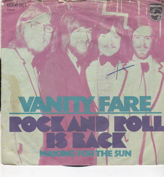 Single Vanity Fare - Rock and roll is back - 0