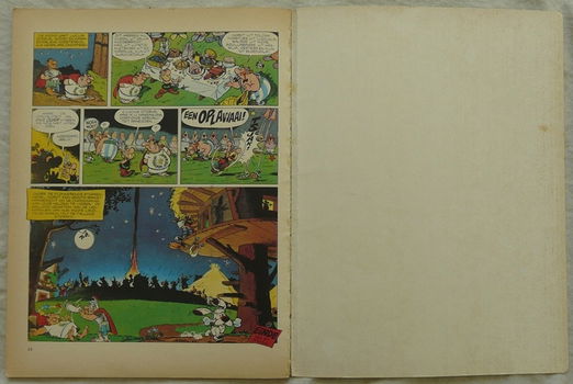 Strip Boek, Asterix, Asterix En De Ronde Van Gallia, Nummer 5, Dargaud, 1980. - 3