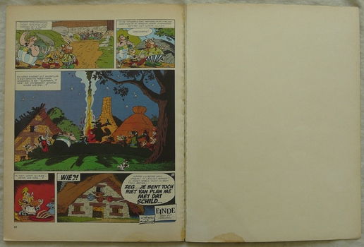 Strip Boek, Asterix, Asterix En Het IJzeren Schild, Nummer 2, Dargaud, 1980. - 3