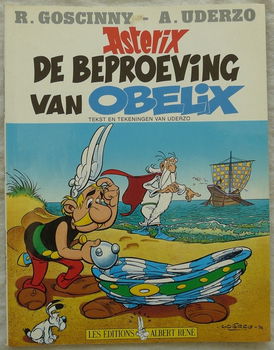 Strip Boek, Asterix, De Beproeving Van Obelix, Nummer 30, Les Editions Albert René, 1996.(Nr.2) - 0