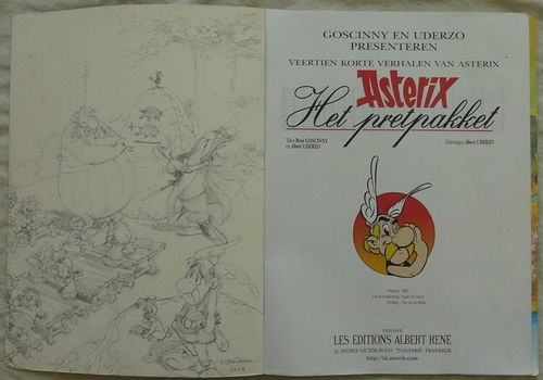 Strip Boek, Asterix, Asterix Het Pretpakket, Nummer 32, Les Editions Albert René, 2003. - 1