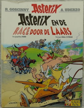 Strip Boek, Asterix, Asterix En De Race Door De Laars, Nummer 37, Les Editions Albert René, 2017. - 0