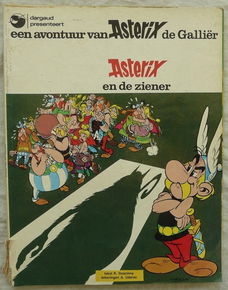 Strip Boek, Asterix, Asterix En De Ziener, Nummer 19, Dargaud, 1978.