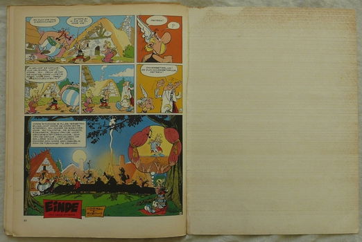 Strip Boek, Asterix, Asterix En De Ziener, Nummer 19, Dargaud, 1978. - 3