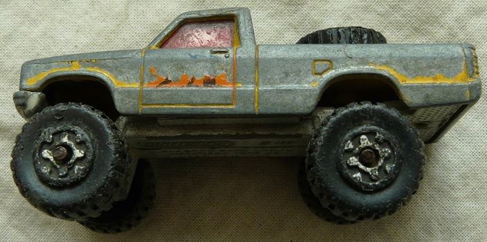 Modelauto, Matchbox (Superfast), Schaal 1:64, No.13/63 - 4x4 Open Back Truck - Yellow, 1983-1985.(1) - 3