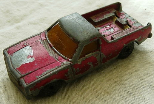 Modelauto, Matchbox (Superfast), Schaal 1:67, No.60 - Holden Pick-Up - Maroon, 1977-1979.(1) - 0