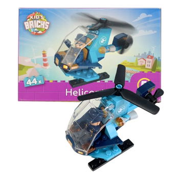 Kids Bricks Helicopter 44pcs - 0