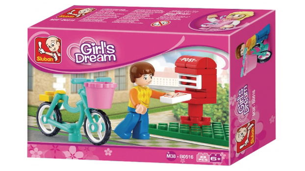 Sluban M38-B0516 Girls Dream Brievenbus - 2