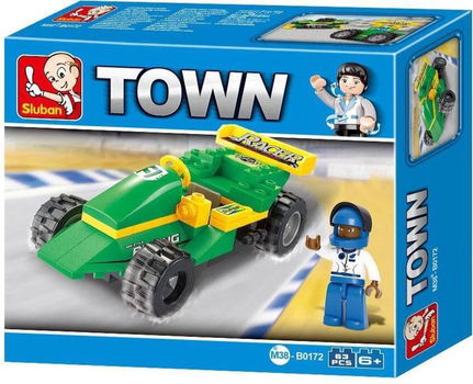 Sluban Town - Racewagen M38-B0172 - 0