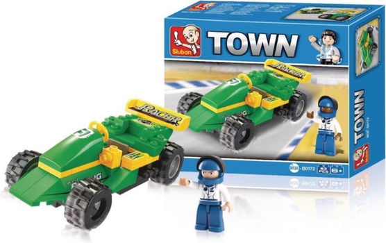 Sluban Town - Racewagen M38-B0172 - 2