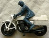 Modelauto, Matchbox, Schaal 1:35, No.33 - Police Motorcycle (Honda 750) - White Seat, 1970s. - 4 - Thumbnail