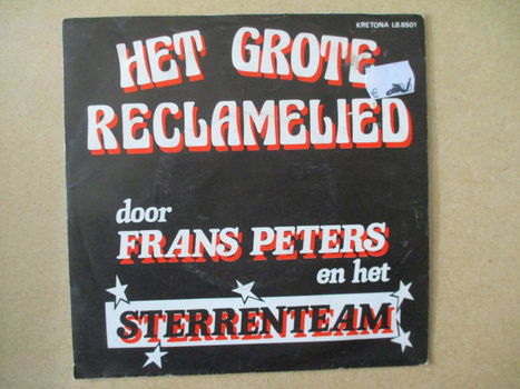 s0445 frans peters en het sterrenteam - het grote reclamelied - 0