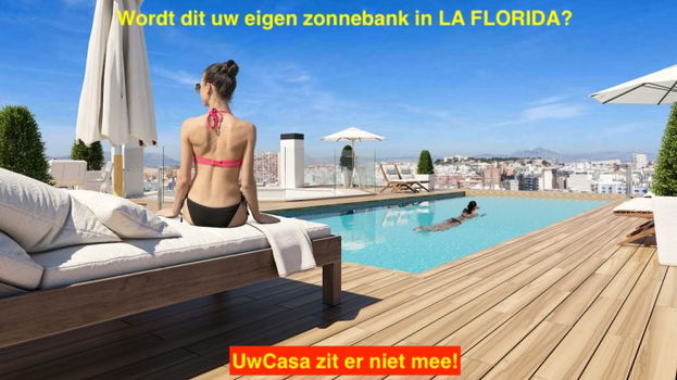 Uw eigen nieuwe Appartement in LA FLORIDA direct aan zee met parking en - 0