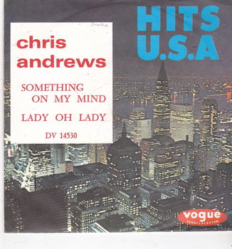 Single Chris Andrews - Something on my mind - 0