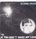 Single Elaine Paige - If you don't want my love - 0 - Thumbnail