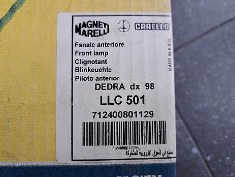 Lancia Dedra Knipperlicht Magneti Marelli LLC501 712400801129 Rechts - 4