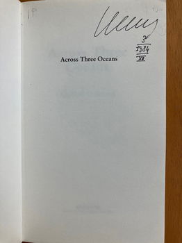 Across three oceans - Conor O'Brien (zeilverhaal) - 2