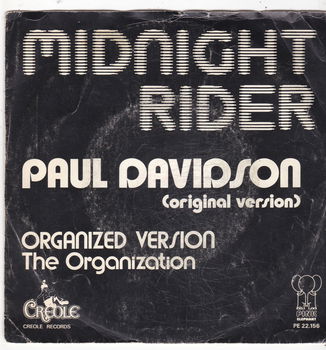 Single Paul Davidson - Midnight rider - 0