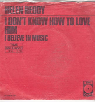 Single Helen Reddy - I don't know how to love him - 0