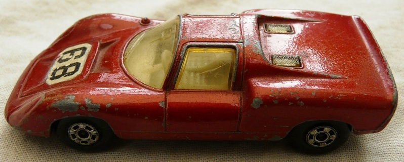 Modelauto, Matchbox (Superfast), Schaal 1:55, No.68 - Porsche 910 - Metalflake Red, 1970-1974.(1) - 3