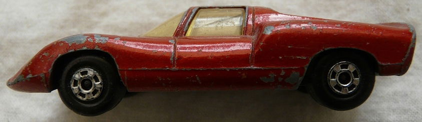 Modelauto, Matchbox (Superfast), Schaal 1:55, No.68 - Porsche 910 - Metalflake Red, 1970-1974.(1) - 4