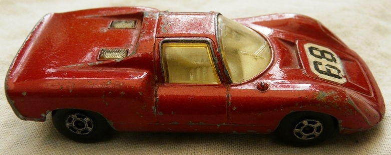 Modelauto, Matchbox (Superfast), Schaal 1:55, No.68 - Porsche 910 - Metalflake Red, 1970-1974.(1) - 5