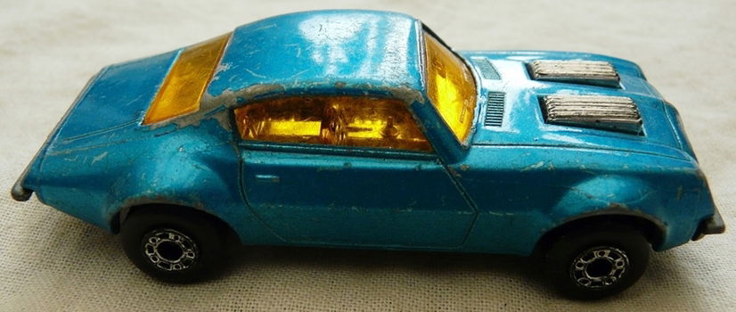 Modelauto, Matchbox (Superfast), Schaal 1:67, No.4 - Pontiac Firebird - Metallic Blue, 1976-1979.(1) - 6