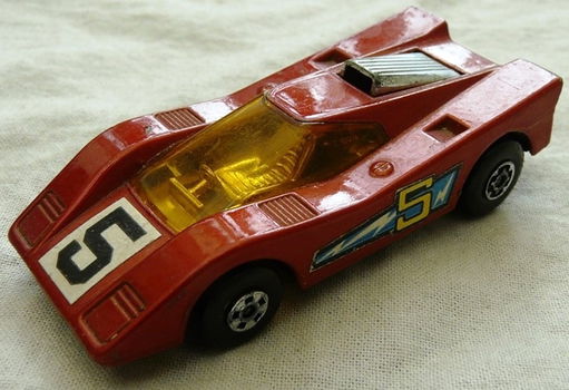 Modelauto, Matchbox (Superfast), Schaal 1:52, No.7 - Hairy Hustler - Metallic Red-Orange, 1971.(1) - 0