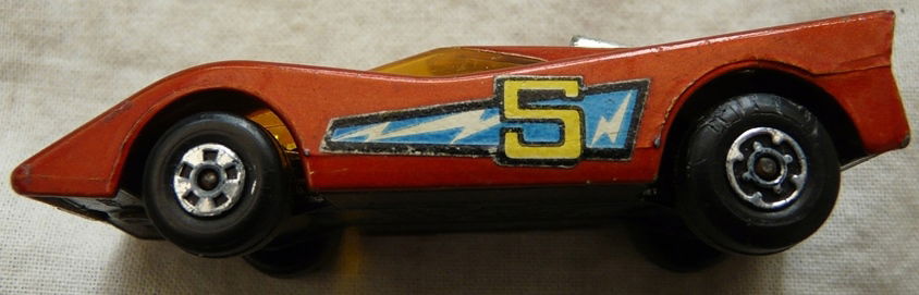 Modelauto, Matchbox (Superfast), Schaal 1:52, No.7 - Hairy Hustler - Metallic Red-Orange, 1971.(1) - 4