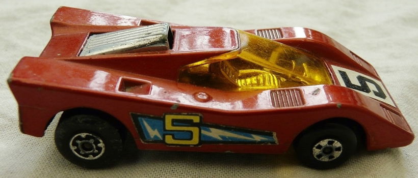 Modelauto, Matchbox (Superfast), Schaal 1:52, No.7 - Hairy Hustler - Metallic Red-Orange, 1971.(1) - 5