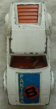 Modelauto, Matchbox (Superfast), Schaal 1:56, No.8 - De Tomaso Pantera - White, 1975-1981.(1) - 1