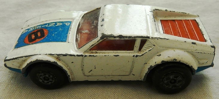 Modelauto, Matchbox (Superfast), Schaal 1:56, No.8 - De Tomaso Pantera - White, 1975-1981.(1) - 3