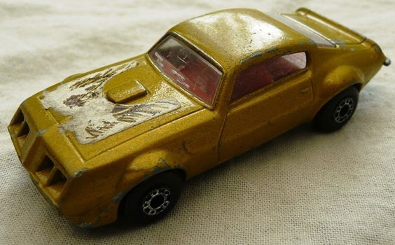 Modelauto, Matchbox (Superfast), Schaal 1:67, No.16 - Pontiac Firebird - Gold, 1981.(1) - 0