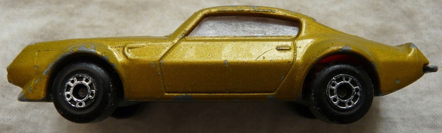 Modelauto, Matchbox (Superfast), Schaal 1:67, No.16 - Pontiac Firebird - Gold, 1981.(1) - 4