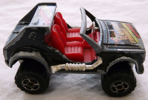 Modelauto, Majorette, Schaal 1:55, No.223 - Crazy Car 4x4 - Black, 1987.(Nr.1) - 5