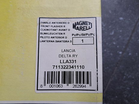 Lancia Delta I Knipperlicht Magneti Marelli LLA331 711322341110 Rechts - 3