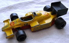 Modelauto, Majorette, Schaal 1:55, No.238 - F1 Racing - Yellow, 1989.(Nr.1)