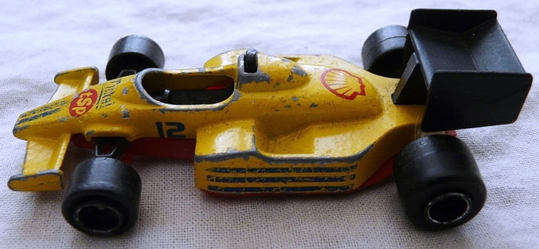 Modelauto, Majorette, Schaal 1:55, No.238 - F1 Racing - Yellow, 1989.(Nr.1) - 3