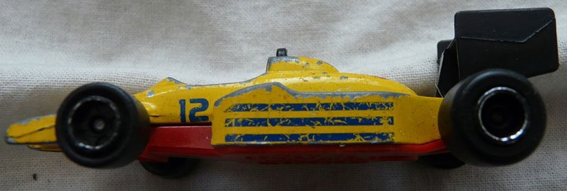 Modelauto, Majorette, Schaal 1:55, No.238 - F1 Racing - Yellow, 1989.(Nr.1) - 4