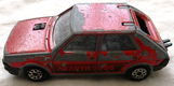 Modelauto, Majorette, Schaal 1:53, No.239 - Fiat Ritmo - Red, 1983-1986.(Nr.1) - 3 - Thumbnail