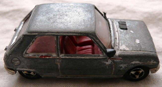 Modelauto, Majorette, Schaal 1:55, No.257 - Renault 5 - Silver, 1980-1981.(Nr.1) - 5